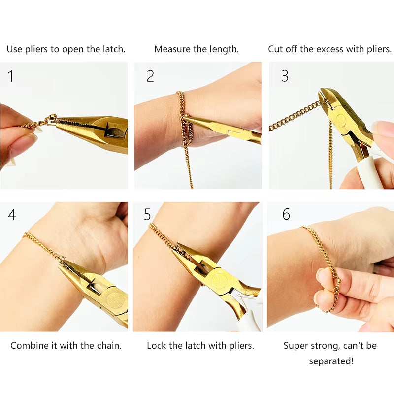 2025 New Permanent Eternal Bracelet Couple Jewelry DIY Fashion Bracelet Kit Valentine'S Gift for Lover Accept Drop Shipping